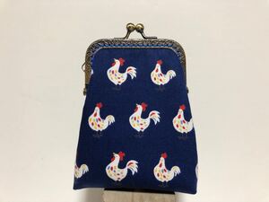 ハンドメイドがま口ポーチ・タバコケース