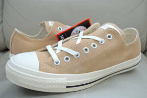 新品未使用 CONVERSE コンバース ALL STAR SUEDE OX オールスター スエード レザー 1SC430 キャメル 税込11,000円 US8 26.5センチ 送料無料