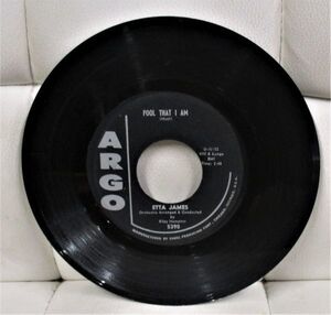 ●Blues 45 Etta James Fool That I Am / Dream [ '61 Argo 5390 ]