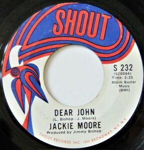 ■Crossover45 Jackie Moore / Dear John / Here I Am [Shout S-232]'68