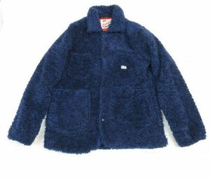 Lee boa fleece coverall lady's fleece boa jacket navy L1146