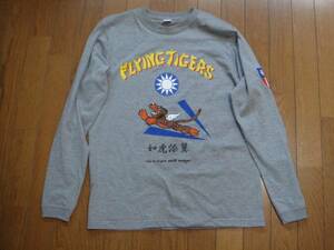  Flying Tigers s flight jacket manner long sleeve T shirt 04