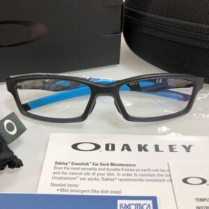 定価55,000円 正規品 OAKLEY クロスリンク オークリー 純正 ブルーライトカットレンズ 眼鏡 メガネ OX8118-0156 8118-0156 8118-01 8118