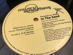 12”★Panyard Featuring Royer / In The Sand / Future Jazz ！