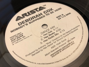 12”★Deborah Cox / Nobody's Supposed To Be Here / Hex Hector / ヴォーカル・ハウス ！