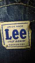 Vintage Lee Jelt denim Overalls 60s リー オーバーオール ジェルトデニム ロングL R MR 無し ピスネーム トリプルステッチ ビンテージ_画像8