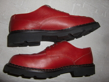 送料無料　新品展示品　COLE HAAN　コールハーン 赤レザー　革靴　Uチップ　WESTON　GOLF型　パラブーツ　シャンポート型　10B　26.5cm前後_画像8