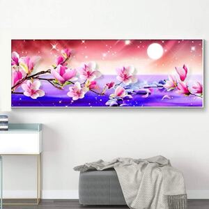 ダイヤモンド絵画ダイヤモンドアート花柄フレームなし