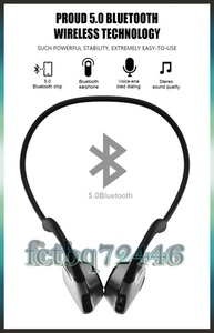 ｎ▽ T10 Bluetooth ワイヤレスイヤホン 骨伝導 スポーツ 高音質 軽量 ヘッドホン ハンズフリー 防水 通話 iPhone/Android 箱付き