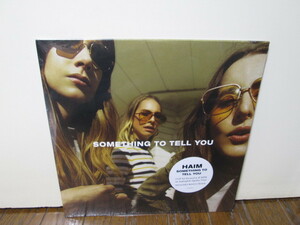 sealed 未開封 US-original Something to Tell You 2LP[Analog] HAIM ハイム　アナログレコード vinyl