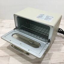 コイズミ オーブントースター 1000W ヒーター3段階切替 レトロ ホワイト MOS-1028[P0677]_画像3