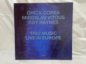 ★P039★ LP レコード チック コリア Chick Corea Miroslav Vitous Roy Haynes Trio Music Live In Europe ECM1310 西ドイツ盤