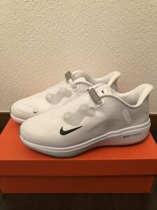 NIKE Nike Golf задний kto Ace Tour широкий wi мужской 24.5cm белый черный женский туфли для гольфа 