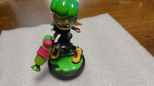 ●国内正規品 amiibo アミーボ ボーイ ネオングリーン 美品 スプラトゥーンシリーズ●