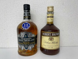 スコッチウイスキー　ティーチャーズロイヤルハイランド　 ロバートブラウン 古酒