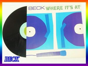 Beck / ベック / Where It's At UK盤 1996年 12インチシングル Geffen Records 美盤 GFST 22156 レア MASTERDISC刻印 ファン マニア 必見