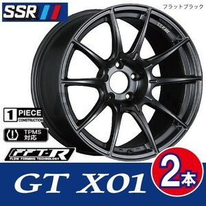 4本で条件付送料無料 2本価格 SSR GTX01 FBK 17inch 5H114.3 10J+15 GT-R R34 フェアレディZ Z33 キャリパー対応