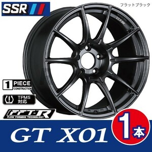 4本で条件付送料無料 1本価格 SSR GTX01 FBK 18inch 5H114.3 9.5J+15 GT-R R34 フェアレディZ Z33/34 キャリパー対応