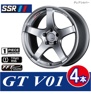 条件付送料無料 4本価格 SSR GTV01 GSL 18inch 5H114.3 7.5J+53