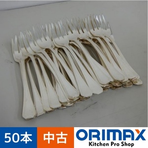 [ used ] A05074 car mb Lee Trio table Fork 50 pcs insertion . width 30mm× length 180mm [ cutlery ][ business use ] several stock equipped 