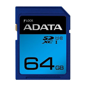 【ゆうパケット対応】ADATA SDXCメモリーカード ASDX64GUICL10RD 64GB