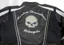 Harley Davidson 純正・新品・レディース・スカル・イルミネーション・防水ライディングジャケット 98089-15VW (M)_画像4