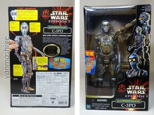 Новый Hasbro12 дюйма Toking C-3PO EP1 Пластина Ver Star Wars Электронные разговоры C-3PO Звездные войны Эпизод 1 Эпизод 1