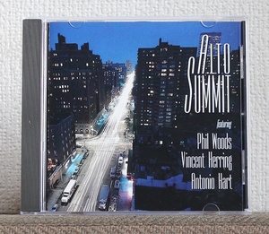 品薄CD/JAZZ/フィル・ウッズ/ヴィンセント・ハーリング/Phil Woods/Vincent Herring/Antonio Hart/アルト・サックス/Alto Summit/Milestone