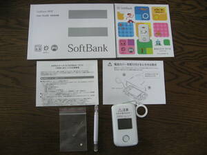 【即決・ジャンク品】ソフトバンク　SoftBank　 みまもりケイタイ2 　101Z　ホワイト　携帯電話無線機 