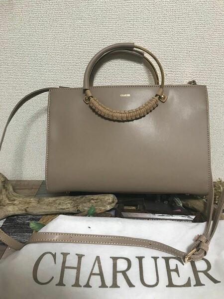 CHARUER★2wayレザーバッグ入学式卒業式にもおすすめ