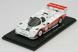 スパーク 1/43 ポルシェ 962 -1 #86 Platz IMSA マイアミ 1986 500台限定 Spark Porsche Winner IMSA Miami Barilla / Wollek CA-WOL-13