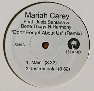 US12”PROMO2枚セット★Mariah Carey★Shake It Off (Remix) feat. Jay-Z＋Don't Forget About Us Remix★2005★Island★超音波洗浄済