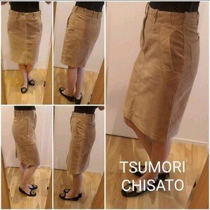☆TSUMORI CHISATO☆ Cat's コーデュロイ 膝丈スカート