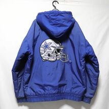 希少【STARTER】NFL COWBOYS/VINTAGE/中綿 ジャケット パーカー/スターター カウボーイズ/スタジャン_画像3