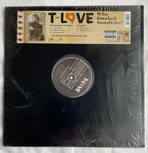 シュリンク廃盤LP T-Love/Who Smoked Sunshine?　Dwele Detroit The Ummah Jaylib JayDee J Dilla hiphop MURO cocolo