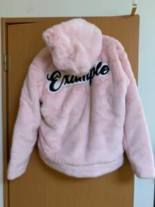 EXAMPLE エグザンプル 19AW FUR HOOD ZIP JACKET