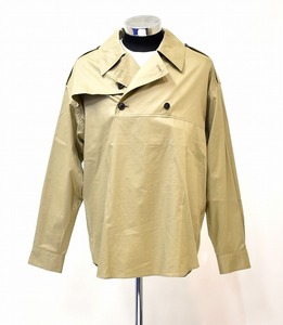 MISTERGENTLEMAN (ミスタージェントルマン) TRENCH SHIRT L/S トレンチシャツ 長袖 Mr.GENTLEMAN コート BEIGE L MADE IN JAPAN