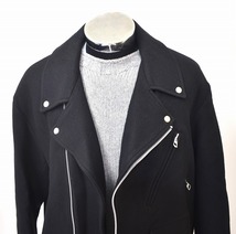 MISTERGENTLEMAN（ミスタージェントルマン）RIDERS FRONT COAT ライダースフロントコート ブルゾン ジャケット レイヤードMr.GENTLEMAN_画像4