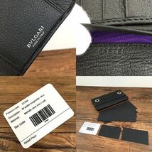 ☆送料無料☆ 極美品 BVLGARI 長財布 ブラック ラムスキン ブルガリブルガリ ロングウォレット 312_画像10