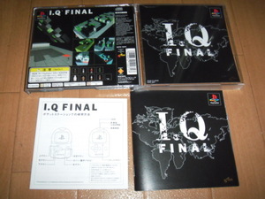 中古 PS I.Q FINAL IQ 即決有 送料180円 