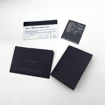 1円 【至極の逸品】 PRADA プラダ 美品 バスケットバッグ ウィッカー デニム×ラタン 籐 ハンドバッグ 2way 青 ブルー 1BG835 チャーム付き_画像10