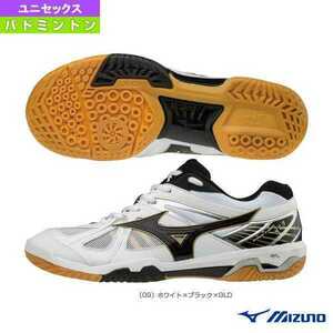 [71GA185009 28.5]MIZUNO( Mizuno ) badminton shoes wave fan gXT3 white / black 28.5 new goods, unused 3E corresponding 