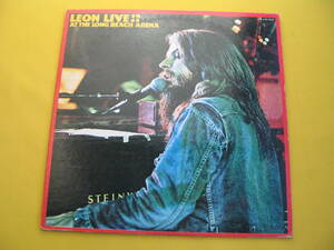 鮮LP. レオン・ラッセル. Leon Live! At The Long Beach Arena .1973年