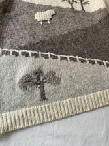 ニュージーランド製 Vintage ニット セーター / 羊 柄 アラン フィッシャーマン ユーロ ヨーロッパ ビンテージ K2-01059-9146 sale_画像5