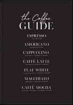 GLAM POSTERS | COFFEE GUIDE POSTER | アートプリント/ポスター (30x40cm)【北欧 リビング インテリア】_画像1