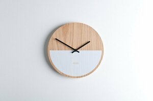 UPSTAIRS STUDIO | OAKY Wall Clock (M03W)【壁掛け時計 北欧 ノルディック モダン インテリア】