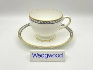 WEDGWOOD ウェッジウッド BLACK ULANDER Tea Cup & Saucer ブラックウランダー ティーカップ&ソーサー *M747