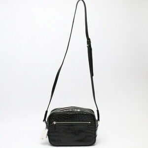 Мешок с крокодилом на плече 4258 Диагональные JRA Crocodile Black Ladies New