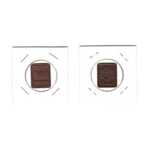 06-012-005 年銘板 通常プルーフ（平成9年 1997年） 貨幣セット出し 「桐」「大蔵省造幣局」