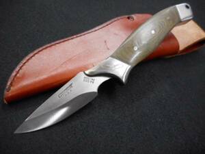 ナイフ　CONDOR USA K,YOSHIDA SEKI JAPAN A1-1713 フルタングで腹の太いハンドルです。